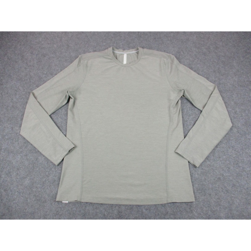 Ten Thousand Shirt Mens Small Gray Long Sleeve Athletic Crew Neck Training